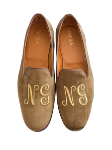 monogram slippers