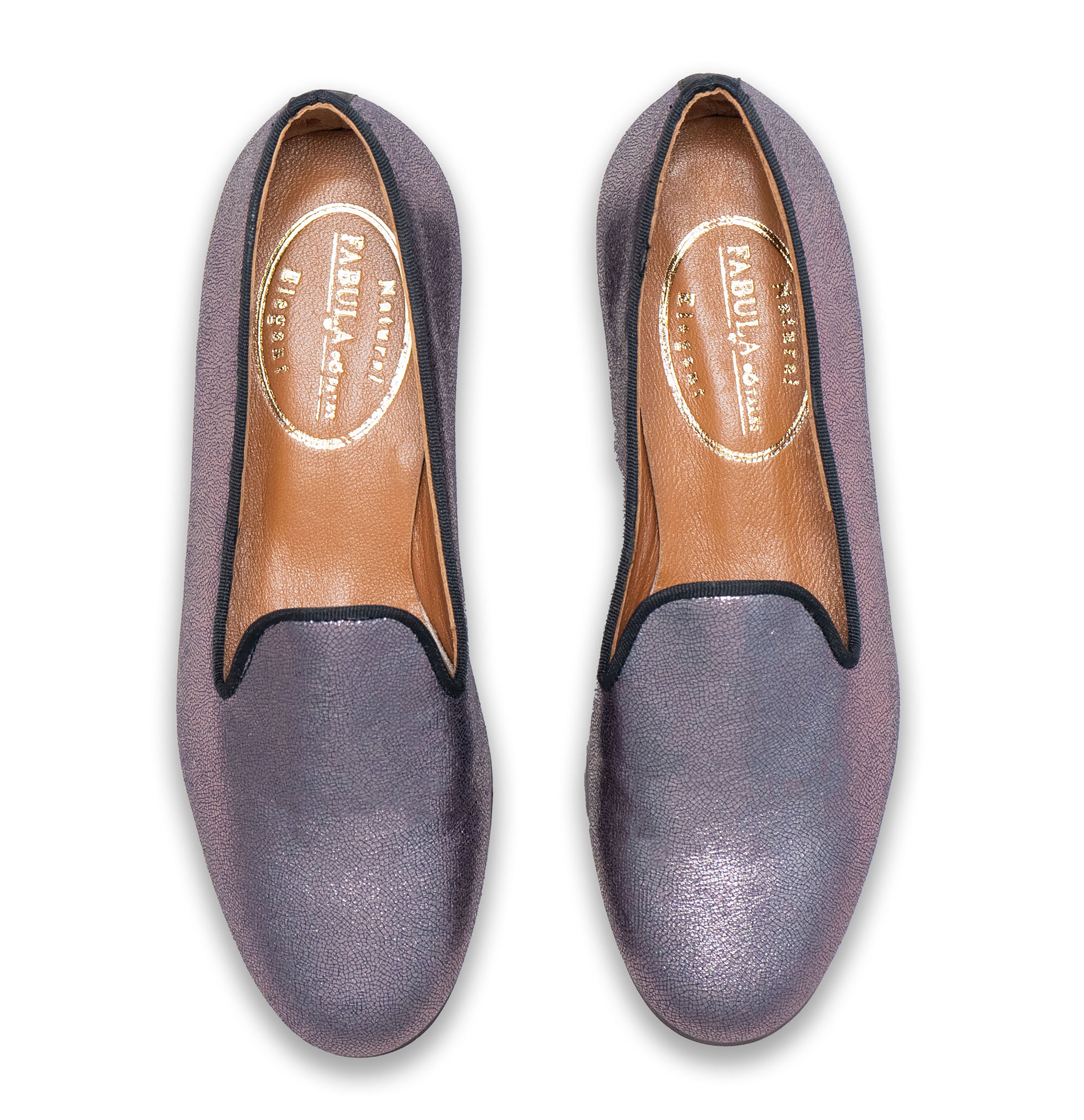 handmade bronze mules for women
